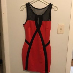 Mesh bodycon dress